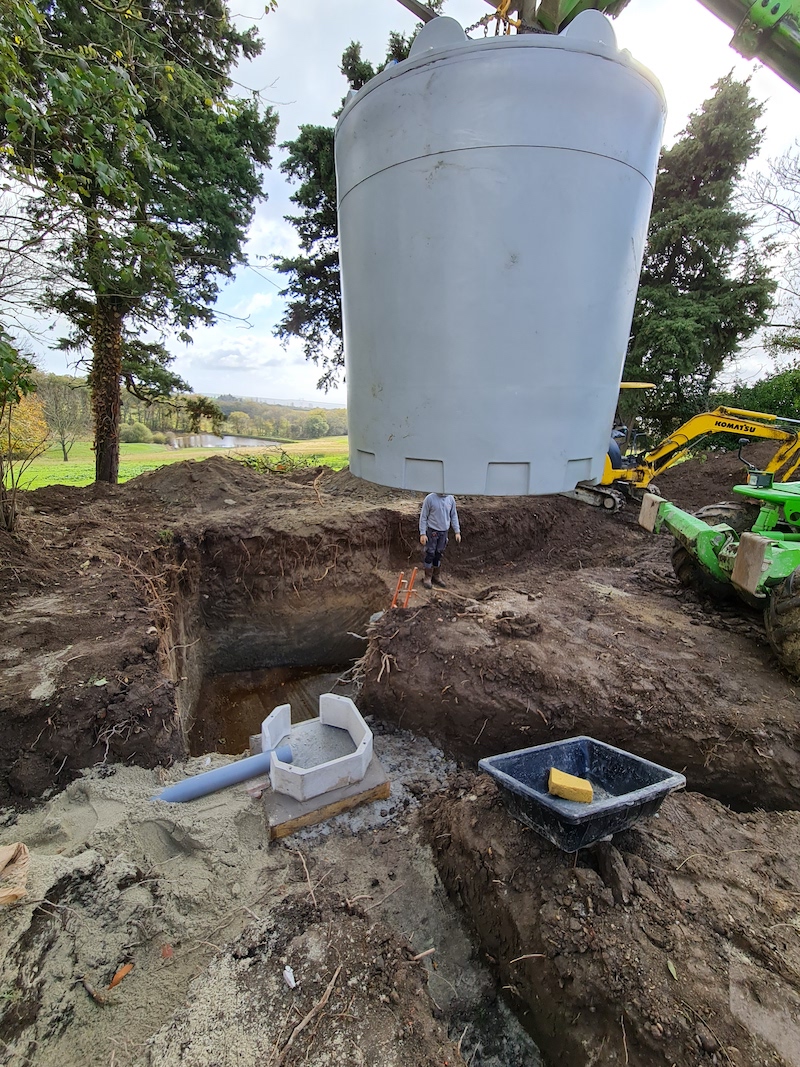 Stockage d’eau agricole : installation de citerne souple