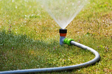 Installation d'un système d'arrosage pour jardin par un professionnel de l'irrigation